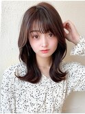 eri ヨシンモリ エギョモリ 韓国ヘアシースルーバングミディアム