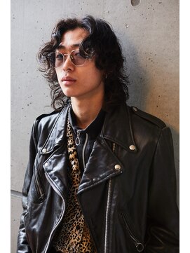 メンズサロンドットリアン(dot. lien) 【men’s salon dot. Tokyo】波ウェーブロング×センターパート