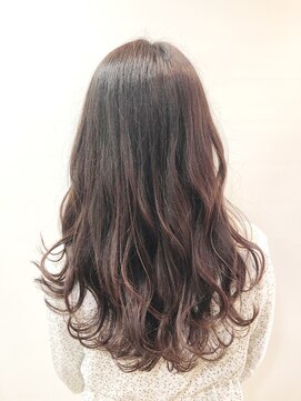 ビー オン ディー ヘア 池袋(BonD hair) 立体的な重ためカールスタイル!ラベンダー【池袋/髪質改善】