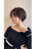 チークバング 抜け感耳かけショート もみれげ くびれ美人 可愛い