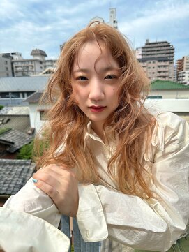 トレンチ(TRENCH) 《おつじ TRENCH》ベージュ ブリーチ トリートメント