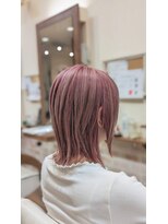 アンク リーフ(ankh leaf) 髪質改善カラーピンクグレージュ