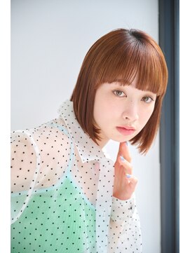 リトル 松山(little) 相性抜群ワイドバングとスリークボブ