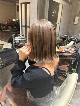 アンサム 下北沢店(UNSOME) 【下北沢】インナーカラー/デザインカラー/ボブ/切りっぱなし