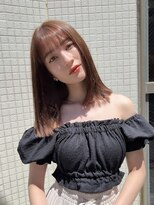 ヨー(Yoh-)&nbsp;【ミディアムボブ/阿部達哉】外ハネ/韓国/前髪カット/ブリーチ