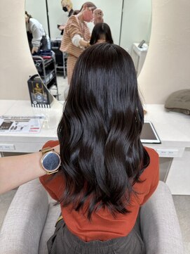 ドロシー 郡山桑野店(Dorothy) イメチェンハッシュカットフルバング似合わせレッドブラウン