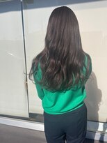 ヘアーワークス ボナ(HAIR WORKS bona.)&nbsp;うる艶ロングウェーブ×髪質改善ケアカラー/ゆるふわパーマ