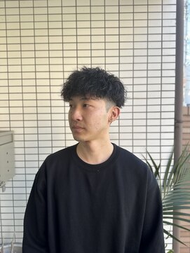 スウェル 船橋店(Swell) ウルフ/アッシュブラック/カルマパーマ/ベリーショート/船橋1