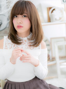 モッズヘア 越谷(mod's hair) シースルー前髪大人ガーリーアッシュオリーブh3越谷20代30代40代