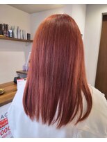 エファッセ 鴻巣2号店(efface)&nbsp;アプリコットオレンジ×暖色系カラー×ハイトーンカラー