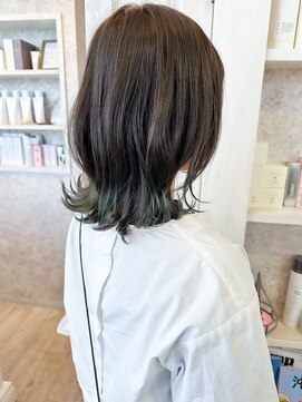 キャアリー(Caary) 福山caaryブリーチグラデーショングレージュブルージュ