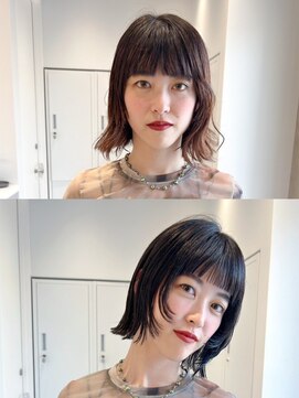 タス(tas) tas似合わせカット before&after 【フェイスレイヤーボブ】