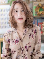 カバーヘア ブリス 川口(COVER HAIR bliss)&nbsp;外国人風カラーふんわりカールこなれヘアc5川口20代30代40代