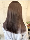 */愛されかわいい艶髪ブリーチなし暗めピンクブラウン30代40代3