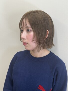 アース 上本町店(HAIR&MAKE EARTH) 韓国レイヤー姫カットボブ大人可愛い20代30代ウルフレイヤー