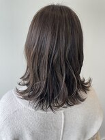 ジュール  くずは駅前(Jour)&nbsp;ハイライトベージュカラーミディアムスタイル