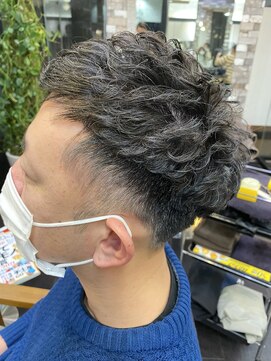 ヘアーメイク ロージー 北18条店(HAIR MAKE ROSY) 波巻きスパイラルセンターパートサイドパート韓国風マッシュ