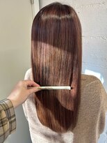 リュネッツ あざみ野店(lunettes)&nbsp;【白髪ぼかし】ハイライトピンクベージュ×髪質改善ロング