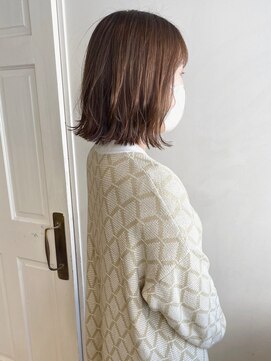 グリーン 渋谷(green) 【MIO】カーキベージュ×ボブレイヤー