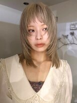 ナービス(NARVIS)&nbsp;ケアブリーチベージュ/ミディアム/顔まわりレイヤー