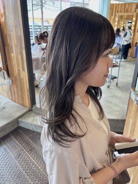 ヘアラウンジ アングゥ(hair lounge ungu) 髪質改善ミルクティーカラー