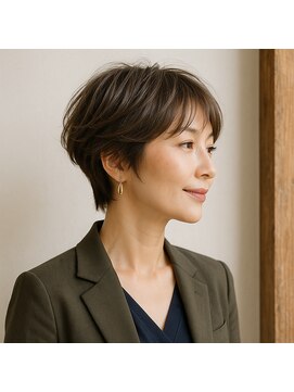 スープレックス ヘアーデザイン(SOUPREX HAIR DESIGN) SOUPREX大人の美フォルムショートレイヤー　30代 40代 50代 60代