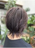 癖毛を活かしたウルフ