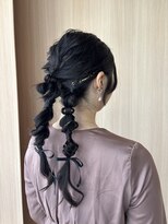 オン キャナルシティ博多前店(on)&nbsp;【中里恵梨】ヘアセット/顔まわり/ツインヘア/編みおろし