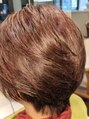 サテンドール ヘアクラブ カシスカラー*メテオカラーで3色ブレンドしたオリジナルカラー