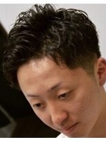 バーバースタイルズ 船橋店 ツーブロック×七三パートカジュアルスタイル<船橋><理容室>