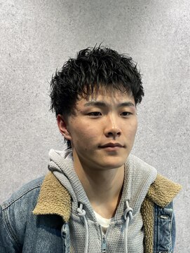 フジヤマバーバーショップ アジト(FUJIYAMA BARBER SHOP ajito) マレットヘアー