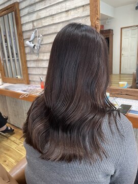 アンド ティグル クマモト(&.TIGRE KUMAMOTO) ツヤ感柔らかブラウンカラー