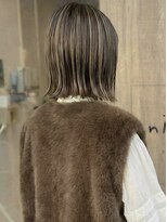 ニコリヘアワークス(nicori hair works)&nbsp;外ハネ×ハイライト×ベージュ2