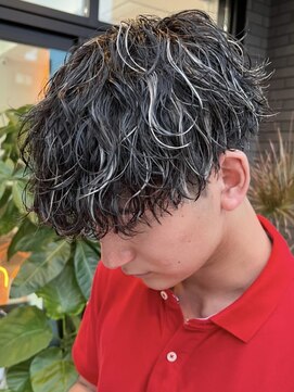 フィフス 渋谷(fifth) 渋谷波巻きツイストスパイラルシャドウルーズパーマハイライト