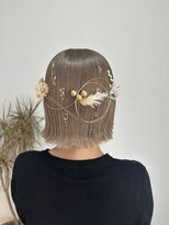 ヘアーメイク アディクト(HAIR MAKE addict)&nbsp;成人式ボブヘアセット