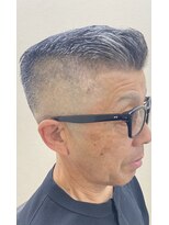 バームヘア(balm hair)&nbsp;清潔感溢れるビジネスショートスタイル×フェードカット