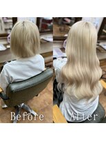 あるじゃんすー 岡山店&nbsp;ミルクティーブロンド#シールエクステ#韓国#ヨシンモリ#岡山