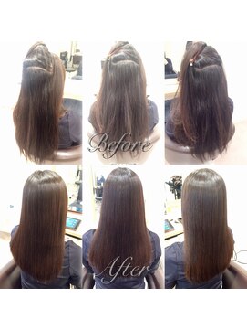 ノーブロー 酸性縮毛矯正専門技師(No.Blow) 名古屋の酸性縮毛矯正。エアリーな柔らかさで美しい美髪矯正