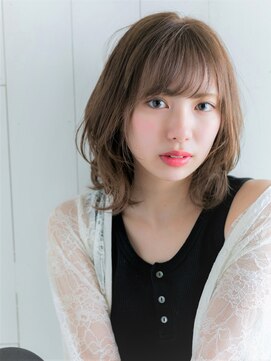 キャリコ(calico) 《calico》*毛先パーマ*イルミナカラー*ミニマムボブ*