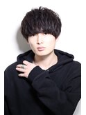 重め×強めパーマの伸ばしかけマッシュ