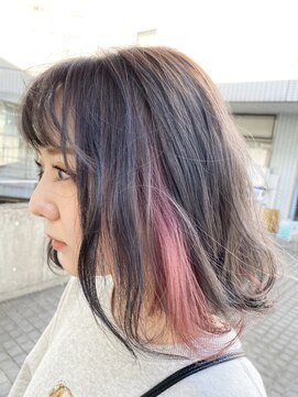 ティナ(Tina) 透け感グレージュ×インナーピンク