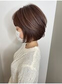 20代30代40代前下がりストレート大人ボブリップライン