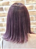 ピンクパープル×切りっぱなしボブ☆澤本大樹