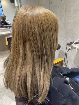 エイト 上野店(EIGHT ueno) EIGHT ueno【工藤】ダブルカラー/ミルクティーベージュ