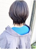 【morio成増/玉井】ウルフ インナーカラー ブルー