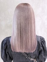 アルバム 渋谷パルコ(ALBUM) ホワイトピンク_チェリーブラウンフェミニンロング_ba357722