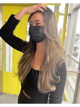 ガルボ ヘアー(garbo hair) 大人かわいい10代20代外国人風カラーグラデーション