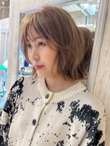 リム バイ ディーアンドティー(Lim by D&T)&nbsp;【D&T大手町店】レイヤーボブ　× honey beige