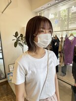 ヘアーアイスカルテット(HAIR ICI QUARTET)&nbsp;小顔カット＋モテ系イヤリングカラー