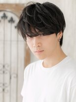 メンズヘア ビーセカンド 草加店(MENS HAIR B-2) グレージュカラー×ニュアンスパーママッシュショートM草加